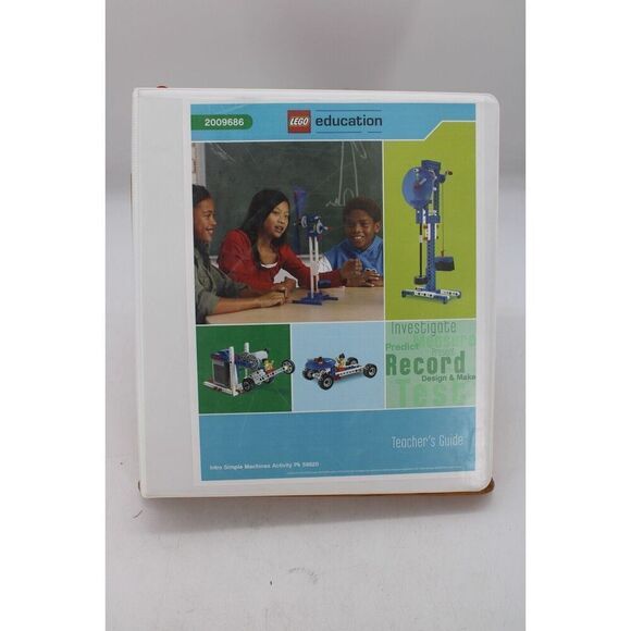 Lego Education Teacher's Guide Binder For Simple Machines Pk 59820 - Picture 1 of 7